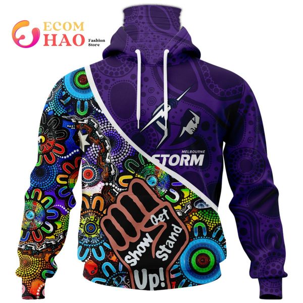 Melbourne Storm Personalized Indigenous Naidoc 3D Hoodie