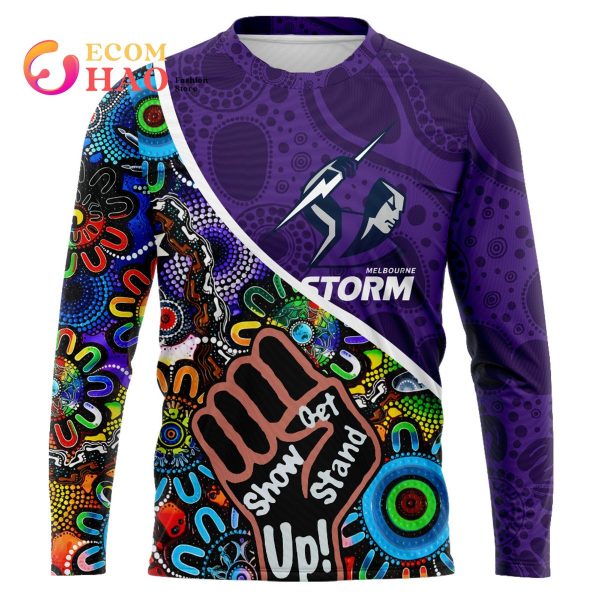 Melbourne Storm Personalized Indigenous Naidoc 3D Hoodie