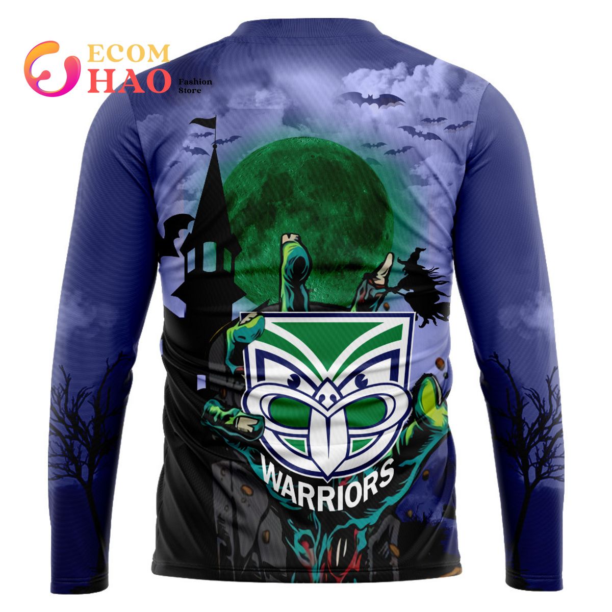 New Zealand Warriors Halloween Is Coming 3D Hoodie