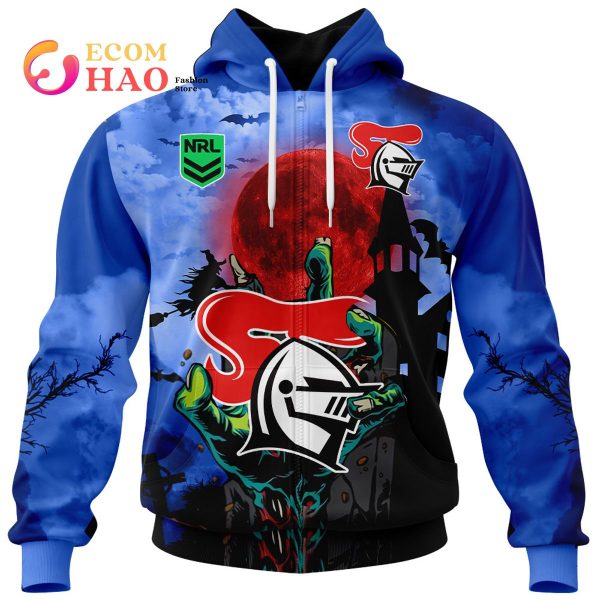 Newcastle Knights Halloween Is Coming 3D Hoodie