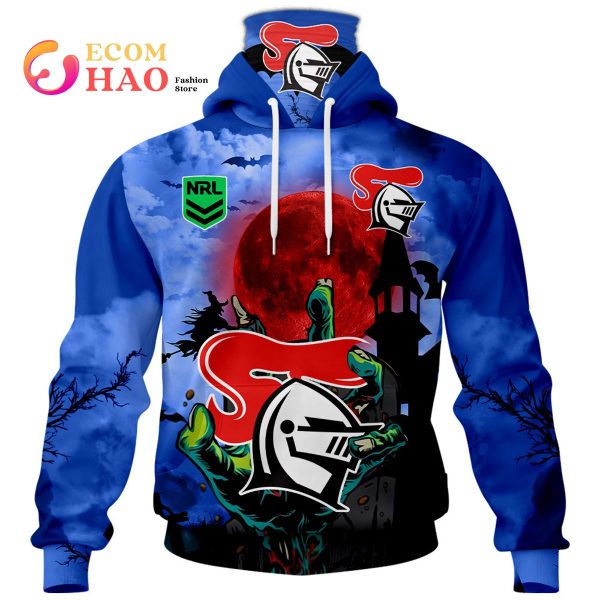 Newcastle Knights Halloween Is Coming 3D Hoodie