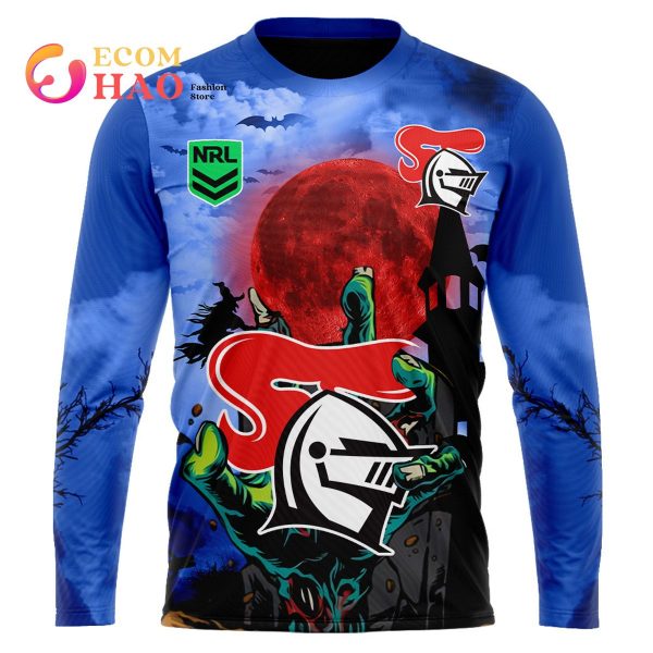 Newcastle Knights Halloween Is Coming 3D Hoodie