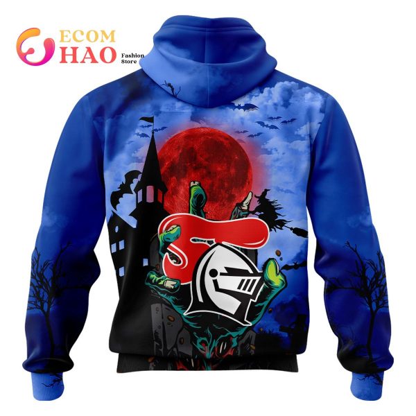 Newcastle Knights Halloween Is Coming 3D Hoodie