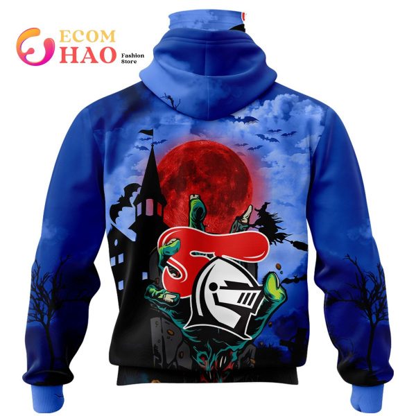 Newcastle Knights Halloween Is Coming 3D Hoodie