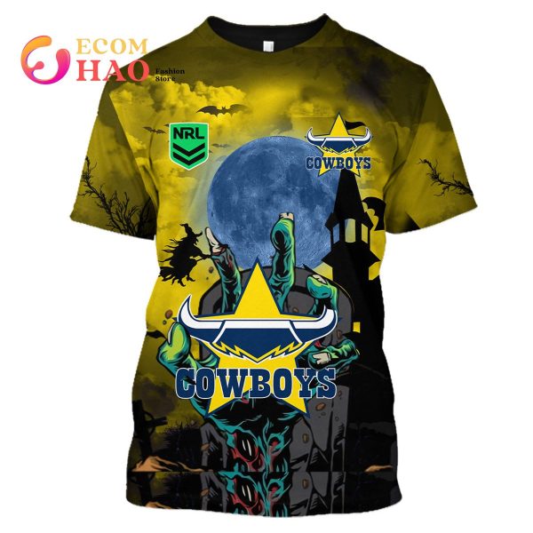 North Queensland Cowboys Halloween Is Coming 3D Hoodie
