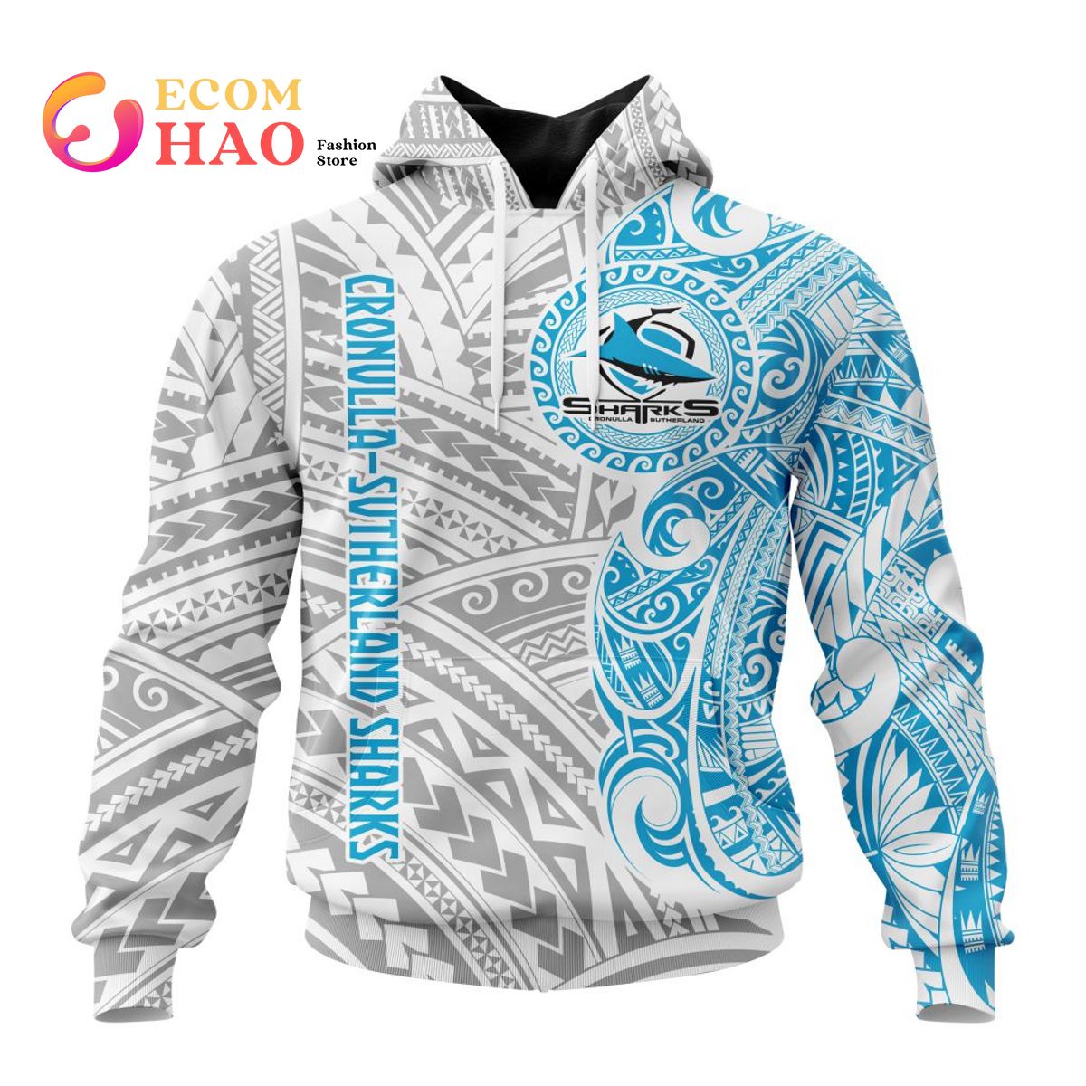 NRL Cronulla-Sutherland Sharks Specialized Design Wih Classic Style 3D Hoodie