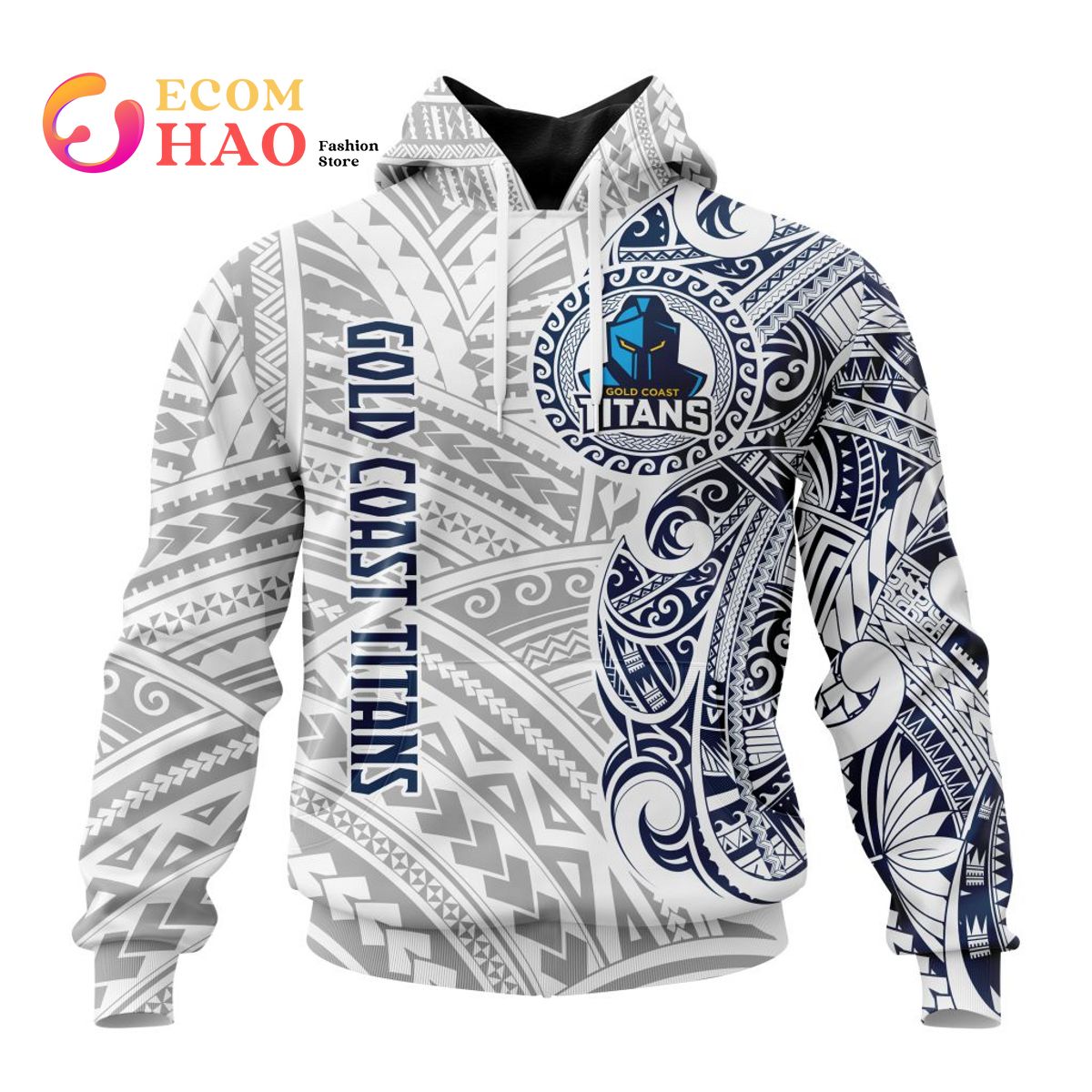 NRL Canterbury-Bankstown Bulldogs Specialized Indigenous Concept With Team Mascot 3D Hoodie