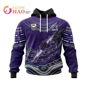 NRL Melbourne Storm Specialized Indigenous Concept With Team Mascot 3D Hoodie