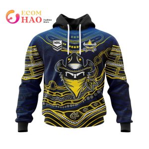 NRL North Queensland Cowboys Specialized Indigenous Concept With Team Mascot 3D Hoodie