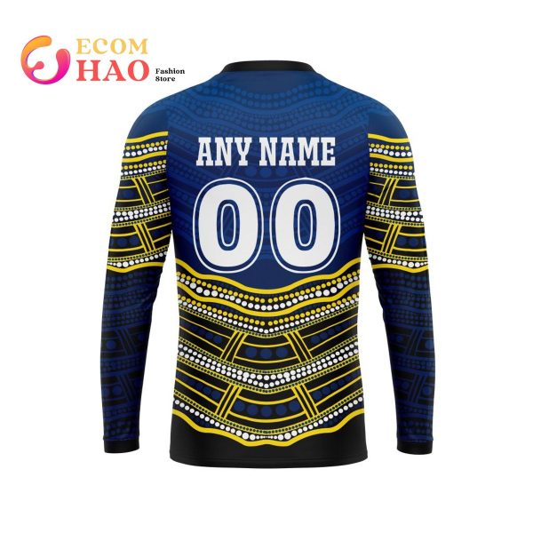 NRL North Queensland Cowboys Specialized Indigenous Concept With Team Mascot 3D Hoodie