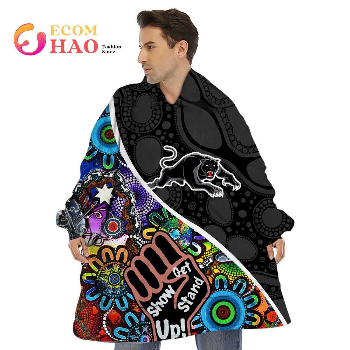 Penrith Panthers Personalized Indigenous Naidoc 3D Hoodie