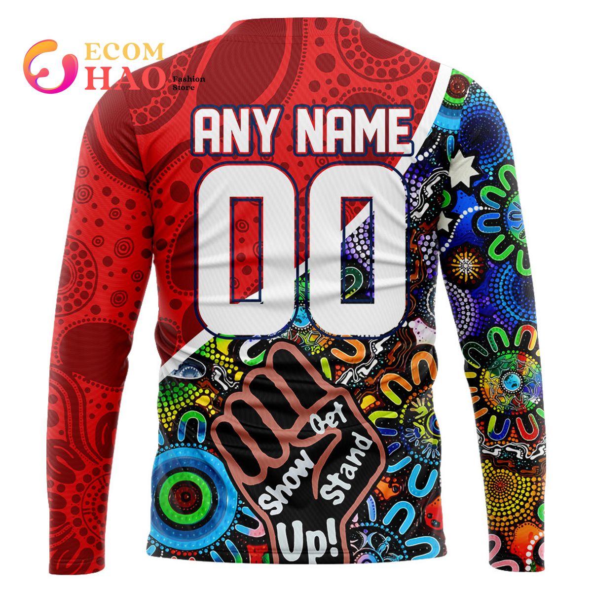 Sydney Roosters Personalized Indigenous Naidoc 3D Hoodie