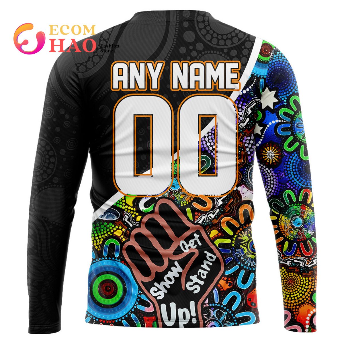 Wests Tigers Personalized Indigenous Naidoc 3D Hoodie