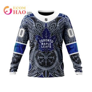 NHL Toronto Maple Leafs  Specialized Norse Viking Symbols 3D Hoodie