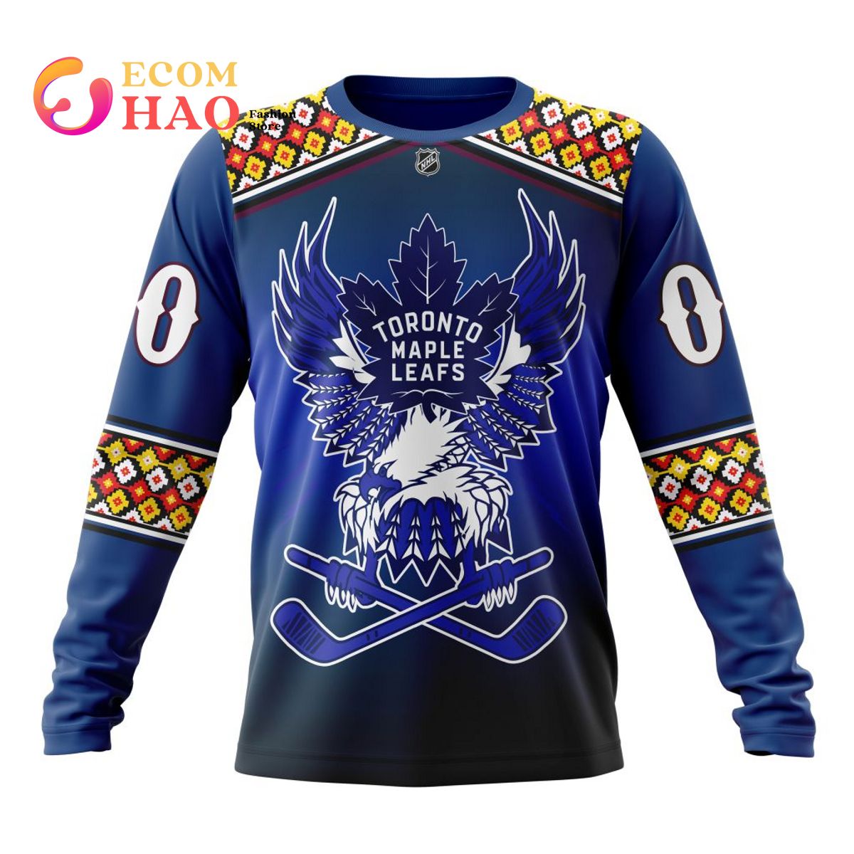 NHL Toronto Maple Leafs Celebrate Indigenous Culture With Specialized WASAC Night 3D Hoodie