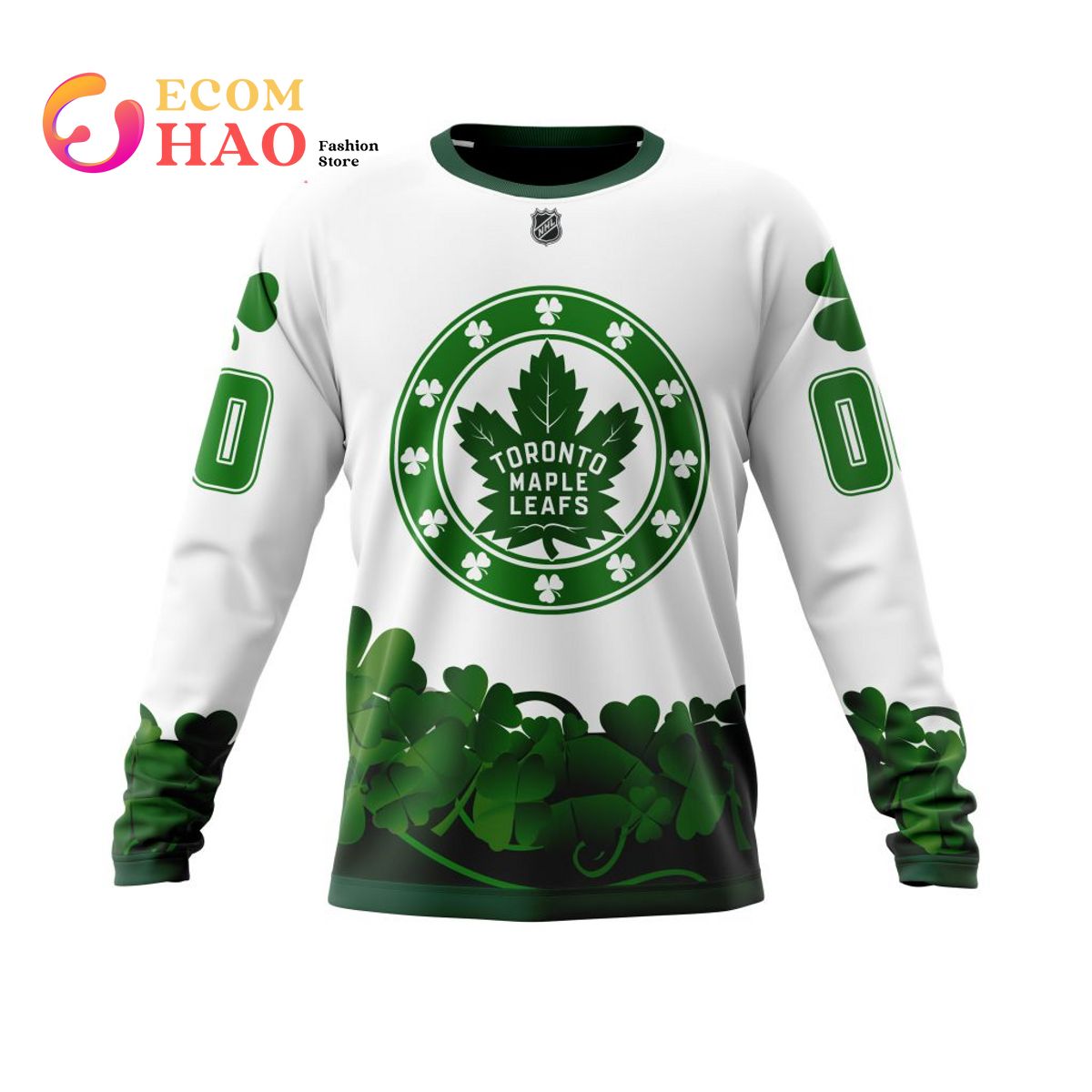 NHL Toronto Maple Leafs Happy St.Patrick Days Jersey 3D Hoodie