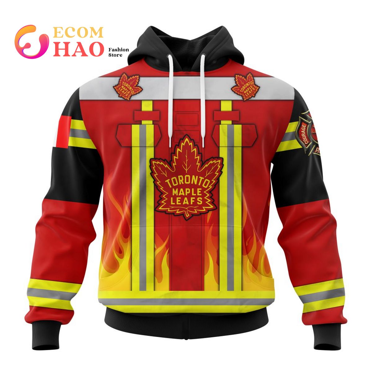 NHL Toronto Maple Leafs Honnor Firefighter Uniform 3D Hoodie