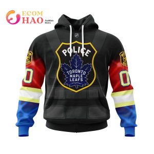 NHL Toronto Maple Leafs Honor Police Officers Personalized 3D Hoodie