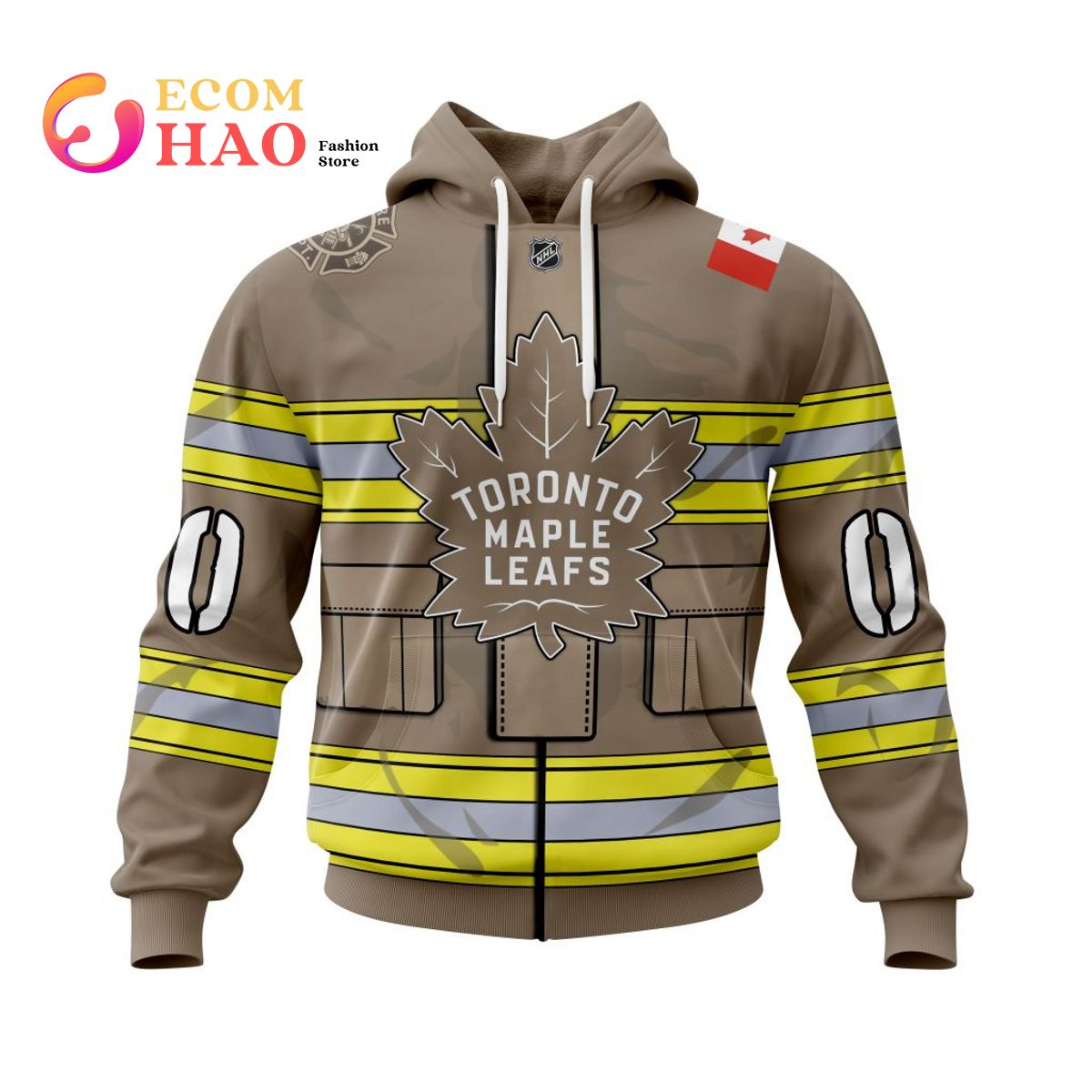 NHL Toronto Maple Leafs Honorr Firefighter As Hero Of The Game 3D Hoodie