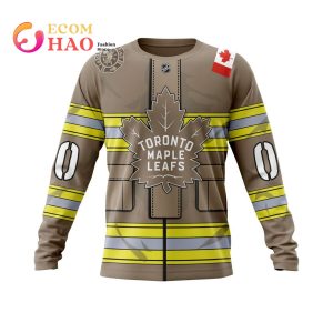 NHL Toronto Maple Leafs Honorr Firefighter As Hero Of The Game 3D Hoodie