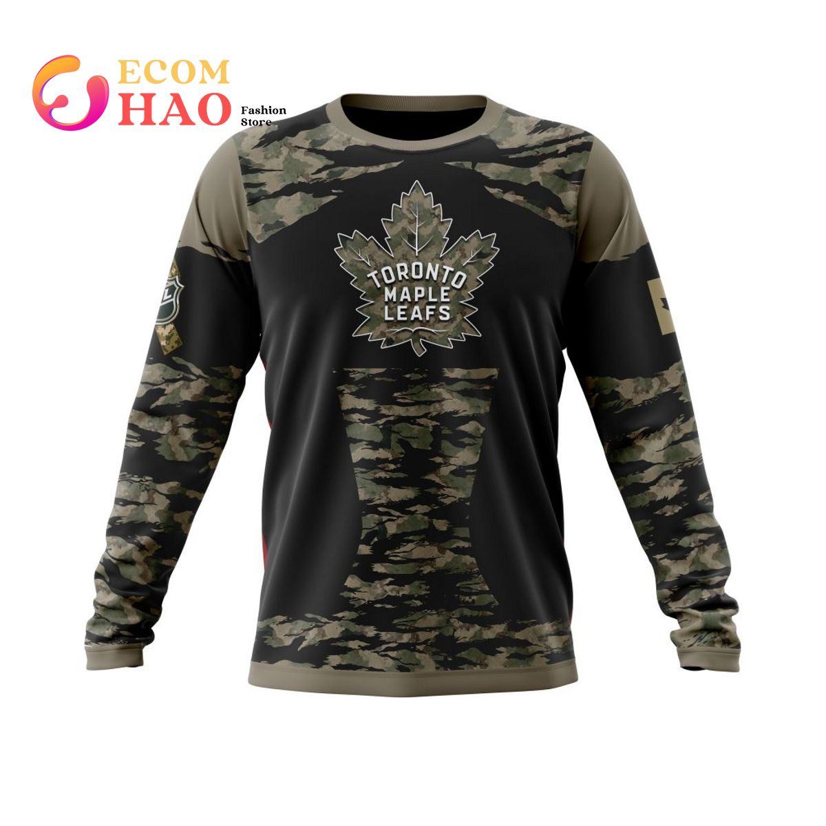 NHL Toronto Maple Leafs HONORS VETERANS AND MILITARY MEMBERS 2022 Kits 3D Hoodie