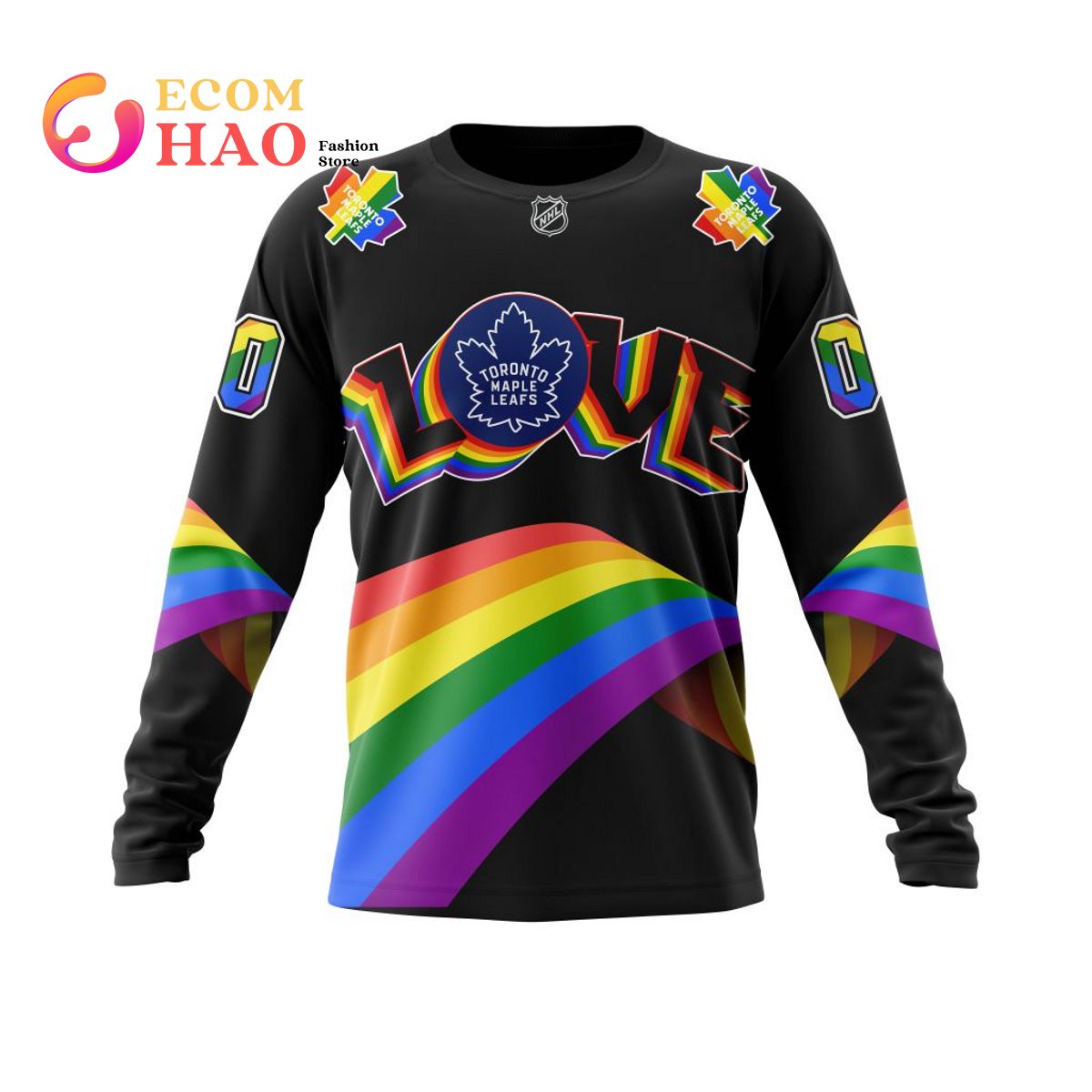 NHL Toronto Maple Leafs LGBT Pride 3D Hoodie