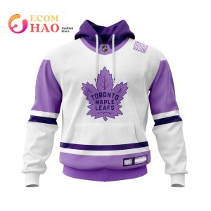NHL Toronto Maple Leafs Specialized 2021 Concepts Kits Fights Cancer 3D Hoodie