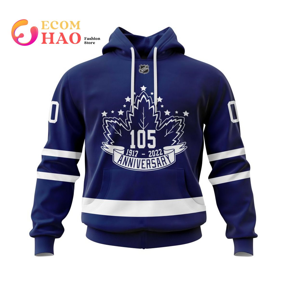 NHL Toronto Maple Leafs Specialized 2022 Concepts With 105 Years Anniversary Logo Kits 3D Hoodie