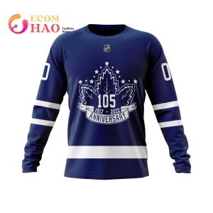 NHL Toronto Maple Leafs Specialized 2022 Concepts With 105 Years Anniversary Logo Kits 3D Hoodie