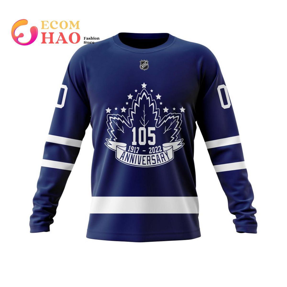 NHL Toronto Maple Leafs Specialized 2022 Concepts With 105 Years Anniversary Logo Kits 3D Hoodie