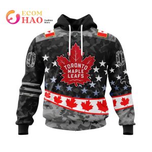 NHL Toronto Maple Leafs Specialized Color And Our Beloved Canadien Flag Color 3D Hoodie