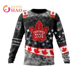 NHL Toronto Maple Leafs Specialized Color And Our Beloved Canadien Flag Color 3D Hoodie