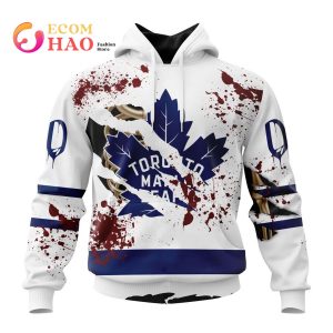 NHL Toronto Maple Leafs Specialized Design Jersey With Your Ribs For Halloween 3D Hoodie
