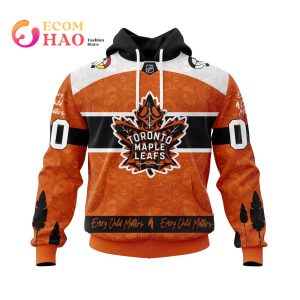 NHL Toronto Maple Leafs Specialized Design Support Child Live Maters 3D Hoodie