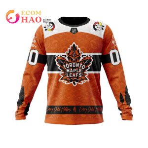 NHL Toronto Maple Leafs Specialized Design Support Child Live Maters 3D Hoodie