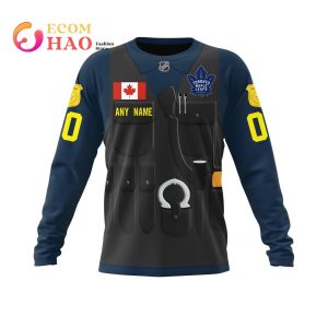 NHL Toronto Maple Leafs Specialized Honoring The Sacrifices Of Law Enforcement 3D Hoodie