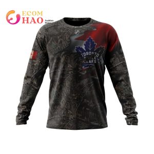 NHL Toronto Maple Leafs Specialized Hunting Camo Realtree 3D Hoodie