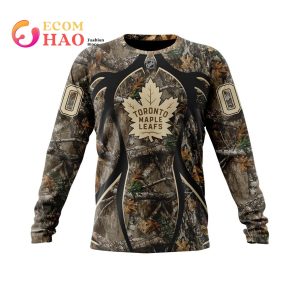 NHL Toronto Maple Leafs Specialized Hunting Realtree Camo 3D Hoodie