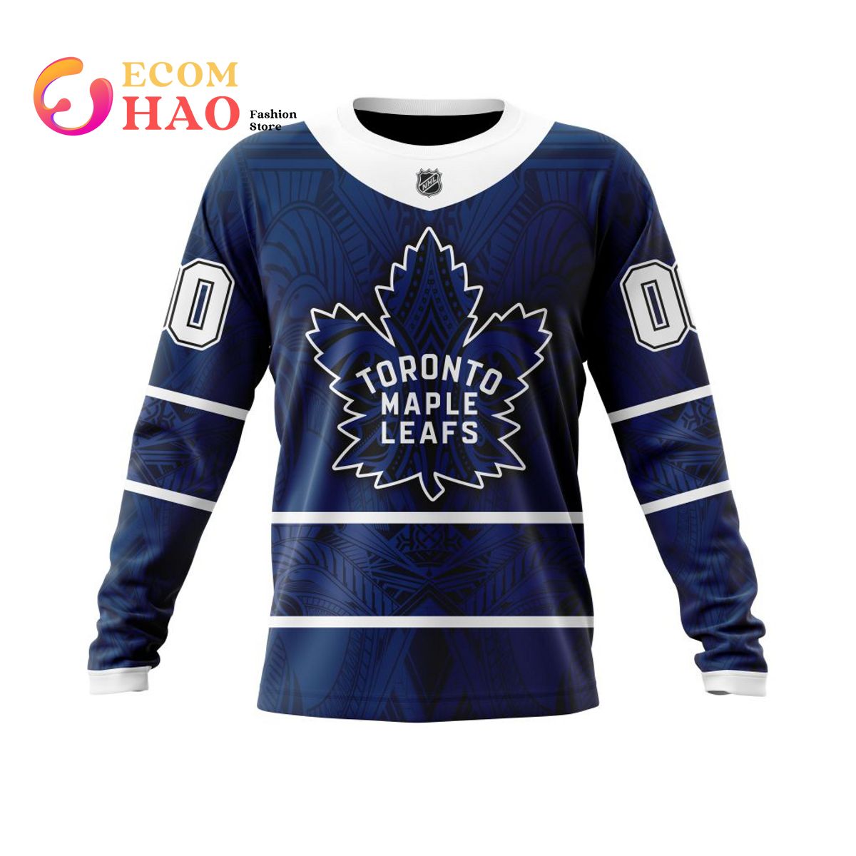 NHL Toronto Maple Leafs Specialized Native With Samoa Culture 3D Hoodie