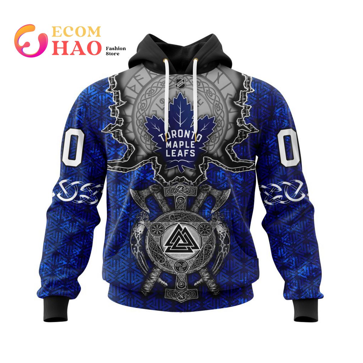 NHL Toronto Maple Leafs Specialized Viking Norse Mythology 3D Hoodie