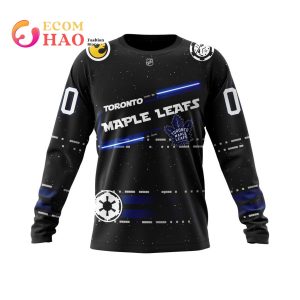 NHL Toronto Maple Leafs Star Wars May The 4th Be With You 3D Hoodie