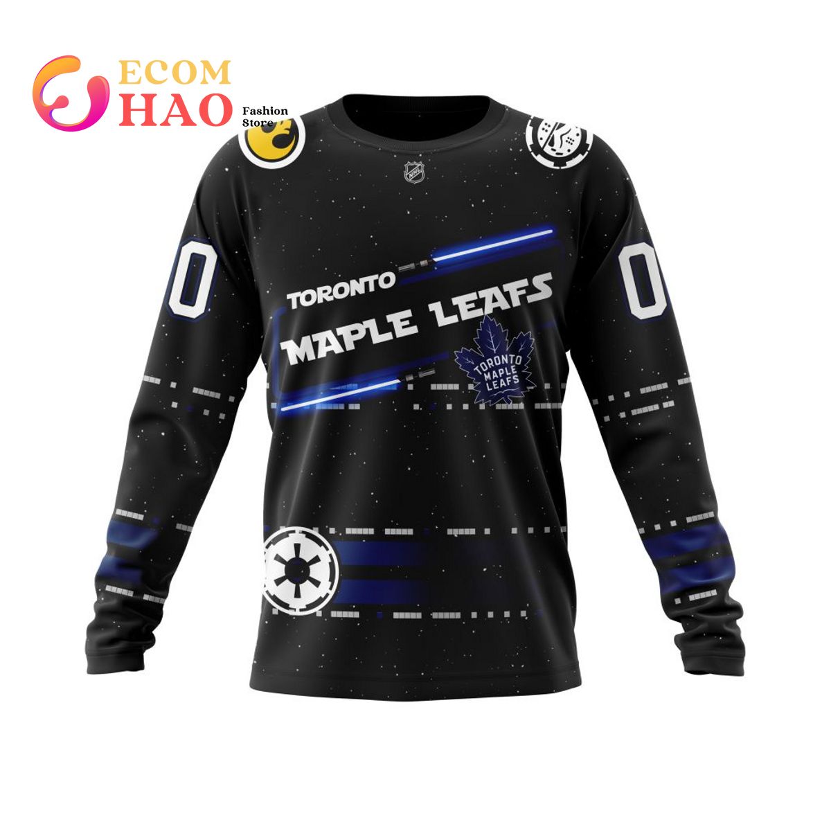 NHL Toronto Maple Leafs Star Wars May The 4th Be With You 3D Hoodie