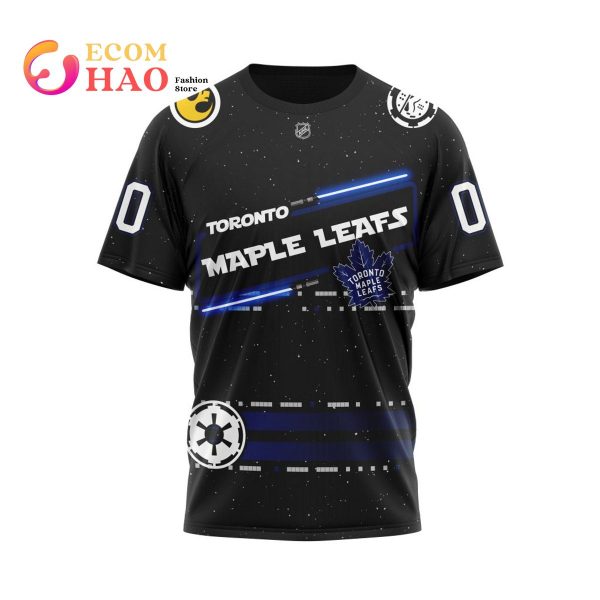 NHL Toronto Maple Leafs Star Wars May The 4th Be With You 3D Hoodie
