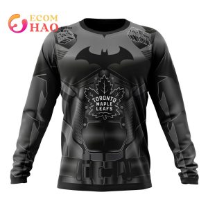 NHL Toronto Maple Leafs X Batman Specialized Design For Father Day 3D Hoodie