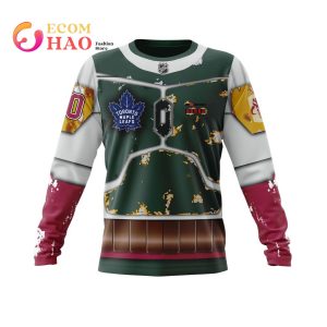 NHL Toronto Maple Leafs X Boba Fett’s Armor Specialized Design For Star Wars Fourth Of July 3D Hoodie