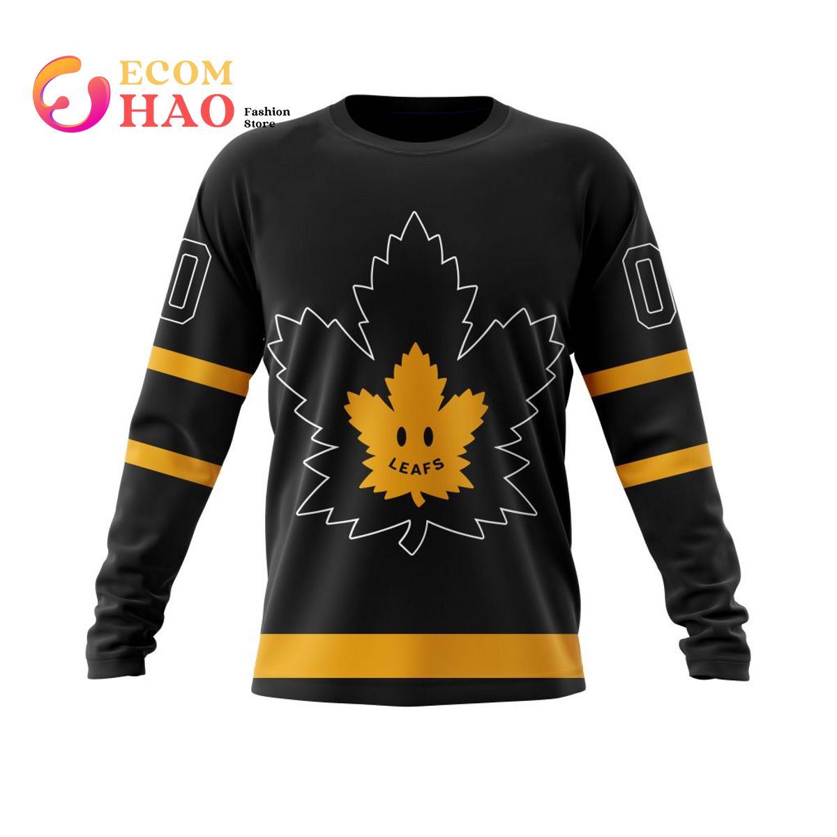 NHL Toronto Maple Leafs x drew house Premier Reversible Black 3D Hoodie