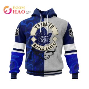 NHL Toronto Maple Leafs X Grateful Dead Specialized Design 3D Hoodie