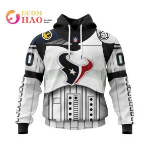Houston Texans Specialized Star Wars May The 4th Be With You 3D Hoodie