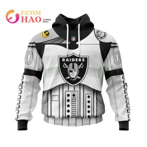 Las Vegas Raiders Specialized Star Wars May The 4th Be With You 3D Hoodie