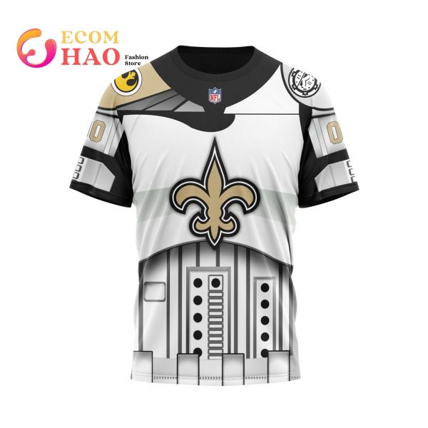 New Orleans Saints Specialized Star Wars May The 4th Be With You 3D Hoodie